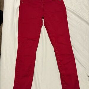 No Boundaries Bold Red Denim
